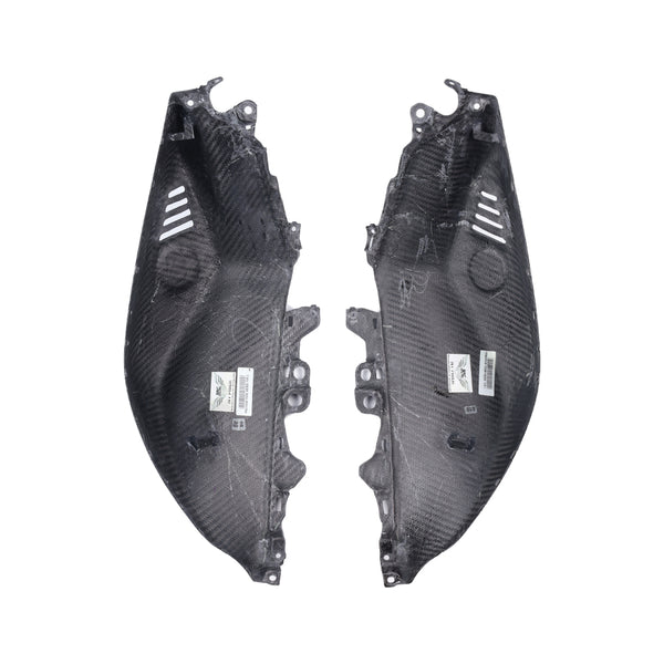 NT Real 100% Carbon Fiber Side Tank Cover for Yamaha 2022-2023-2024-2025 YZF R7