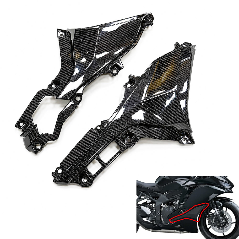 NT Carbon Fiber Side Middle Panel Fit for Kawasaki Ninja 23-25 ZX4R ZX4RR ZX25R