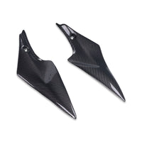 2006 2007 GSX-R 600 750 100% Carbon Fiber Gas Tank Side Trim Cover Panel Fairing Cowl