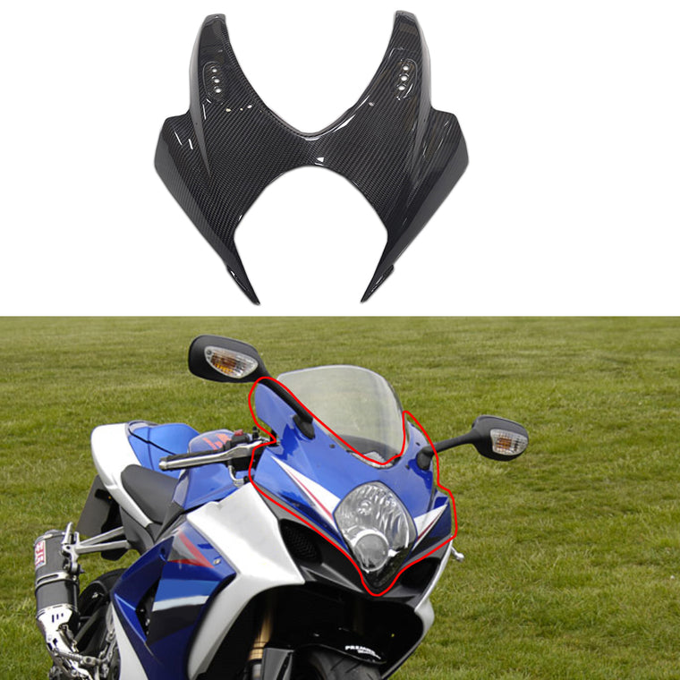 NT Real 100% Carbon Fiber Front Nose Fairing Fit for Suzuki 2007 2008 GSXR 1000