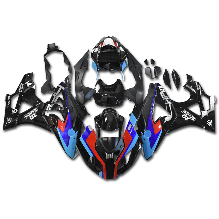 NT Fairing Fit for BMW 2009-2014 S1000RR A024- Black Blue | ABS Injection, US Stock