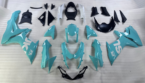 NT Aftermarket Injection ABS Plastic Fairing Fit for Suzuki 2011-2025 GSXR 600/750 Mint Black N119