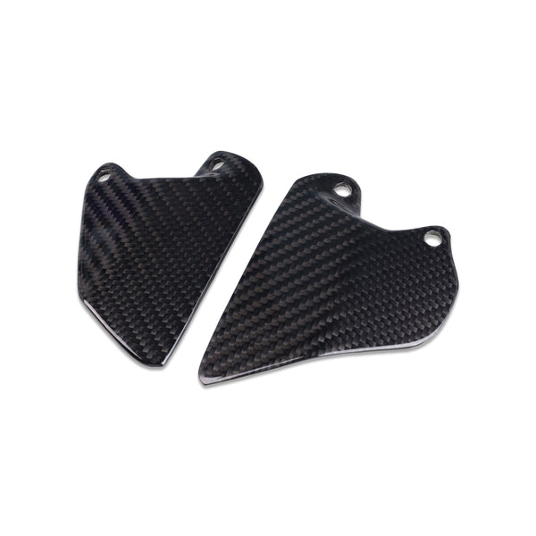NT Ducati 748  916  996  998 Front Heel Plates - 100% Carbon Fiber