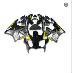 US STOCK NT Sliver Black Fairing Kit For CBR900RR 1998 1999 Honda CBR919RR N022 Available in CA