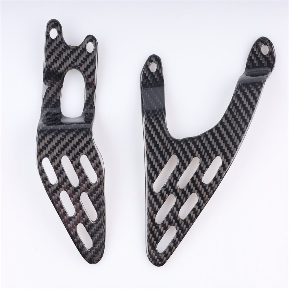 NT Carbon Fiber Heel Plates Fit for Yamaha 03-05 YZF R6 & 06-09 YZF R6S