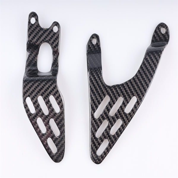 NT Carbon Fiber Heel Plates Fit for Yamaha 03-05 YZF R6 & 06-09 YZF R6S