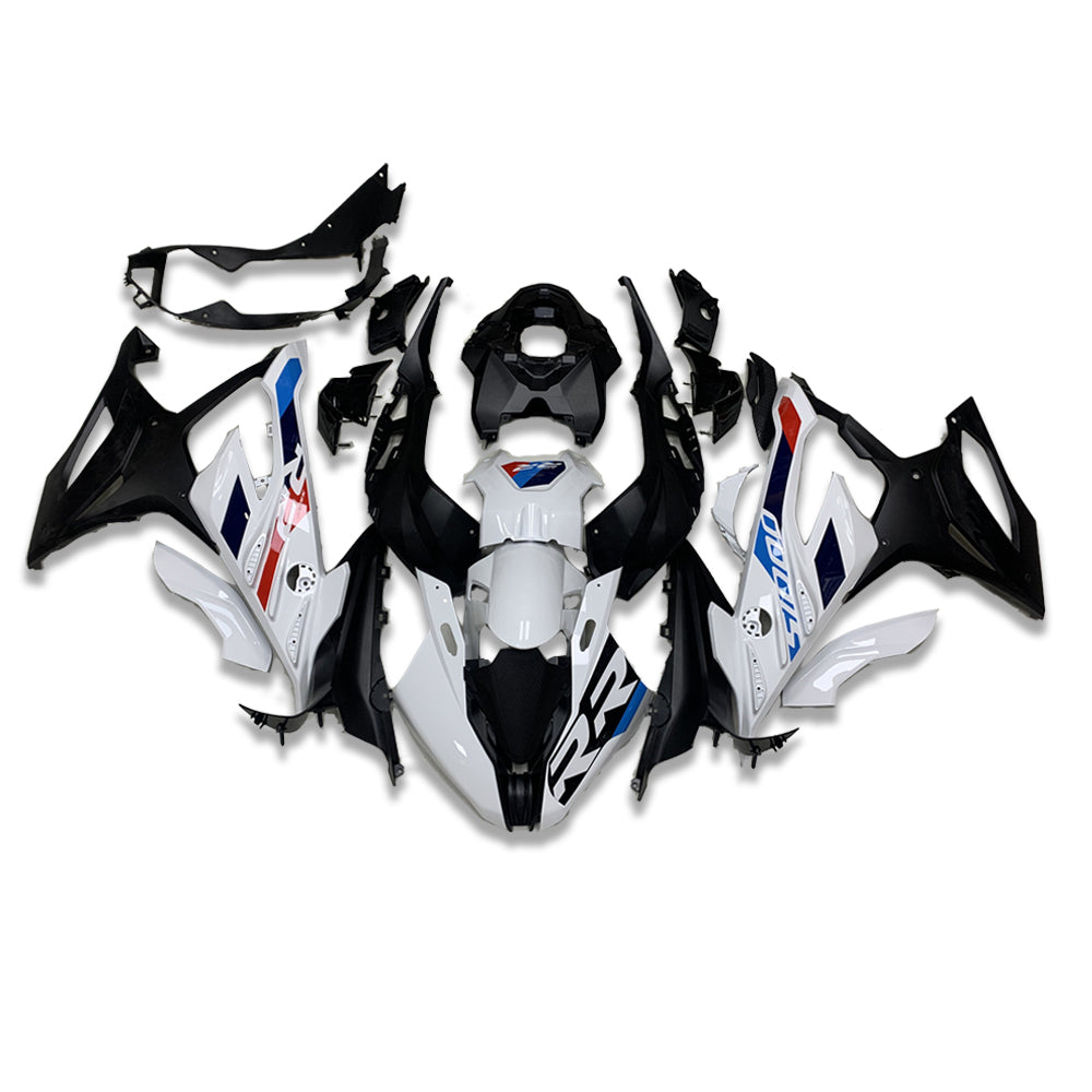 NT Fairing Fit for BMW 2023-2024 S1000RR N001- White Blue | ABS Injection, US Stock