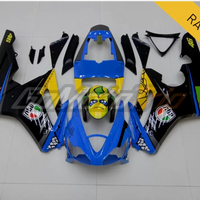Fit for 2006 2008 Triumph Daytone 675 Rossi Shark Glossy black blue yellow injection Fairing c001
