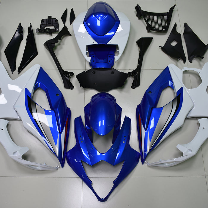 NT Aftermarket Injection ABS Plastic Fairing Fit for GSXR 1000 2005-2006 Blue White Silver N054