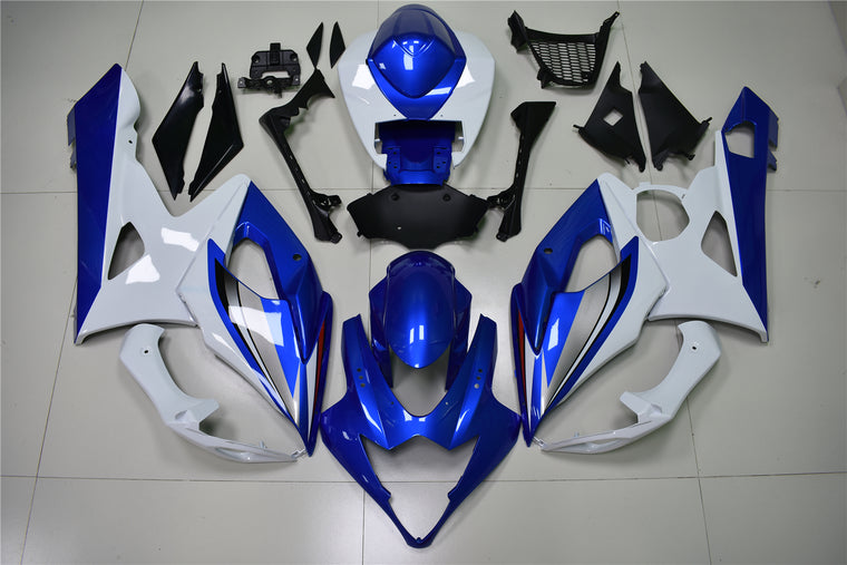 NT Fairing Fit for Suzuki 2005-2006 GSXR 1000 N054- Blue White Silver | ABS Injection