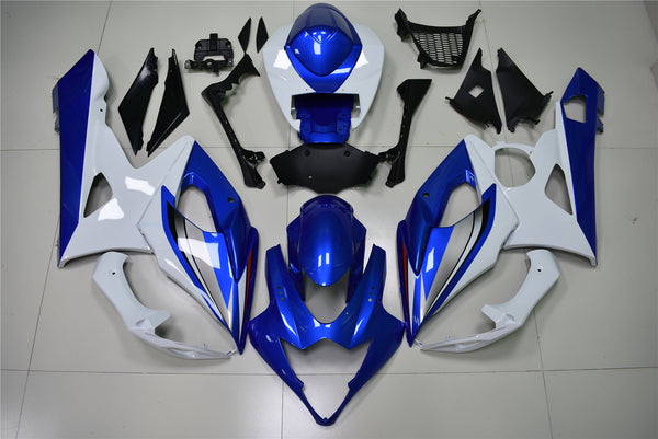 NT Aftermarket Injection ABS Plastic Fairing Fit for GSXR 1000 2005-2006 Blue White Silver N054