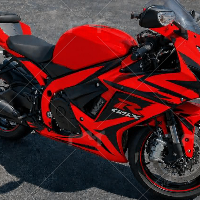 NT Aftermarket Injection ABS Plastic Fairing Fit for GSXR600/750 2011-2026 Orange Black N0003