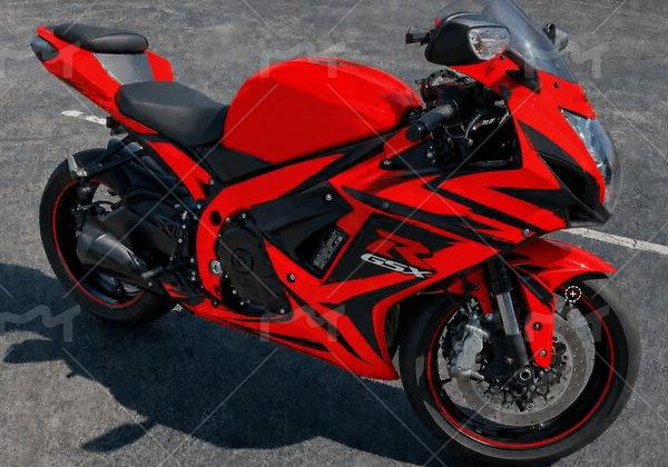 NT Aftermarket Injection ABS Plastic Fairing Fit for GSXR600/750 2011-2026 Orange Black N0003