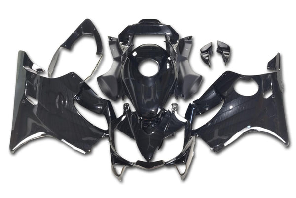 US STOCK NT Aftermarket Injection ABS Plastic Fairing Fit for CBR600 F4i 2001-2003 Glossy Black T011 Available in CA