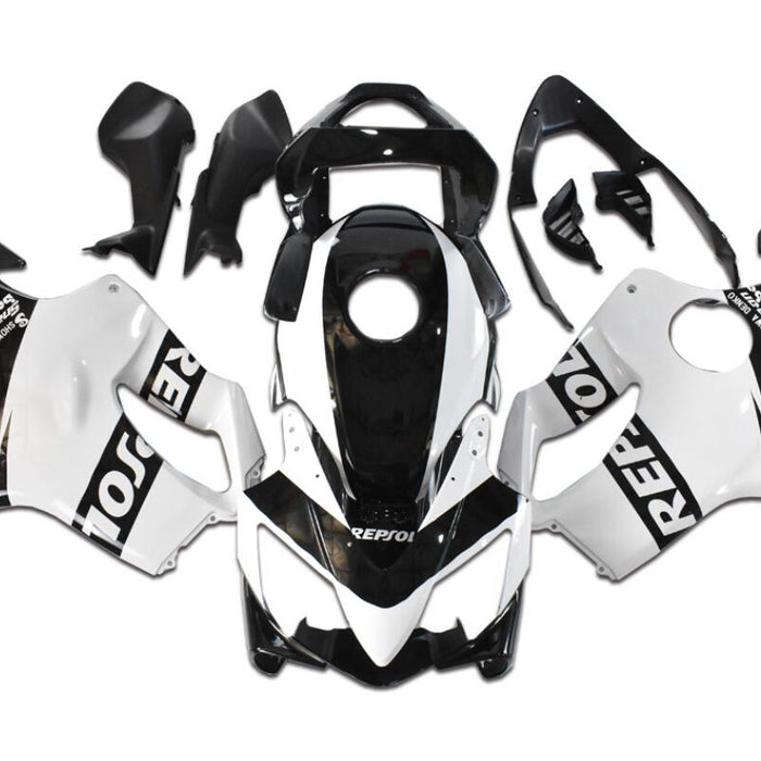US STOCK NT Injection Bodywork Black Fairing Fit for Honda 2001-2003 CBR600 F4i White Black U065 Available in CA