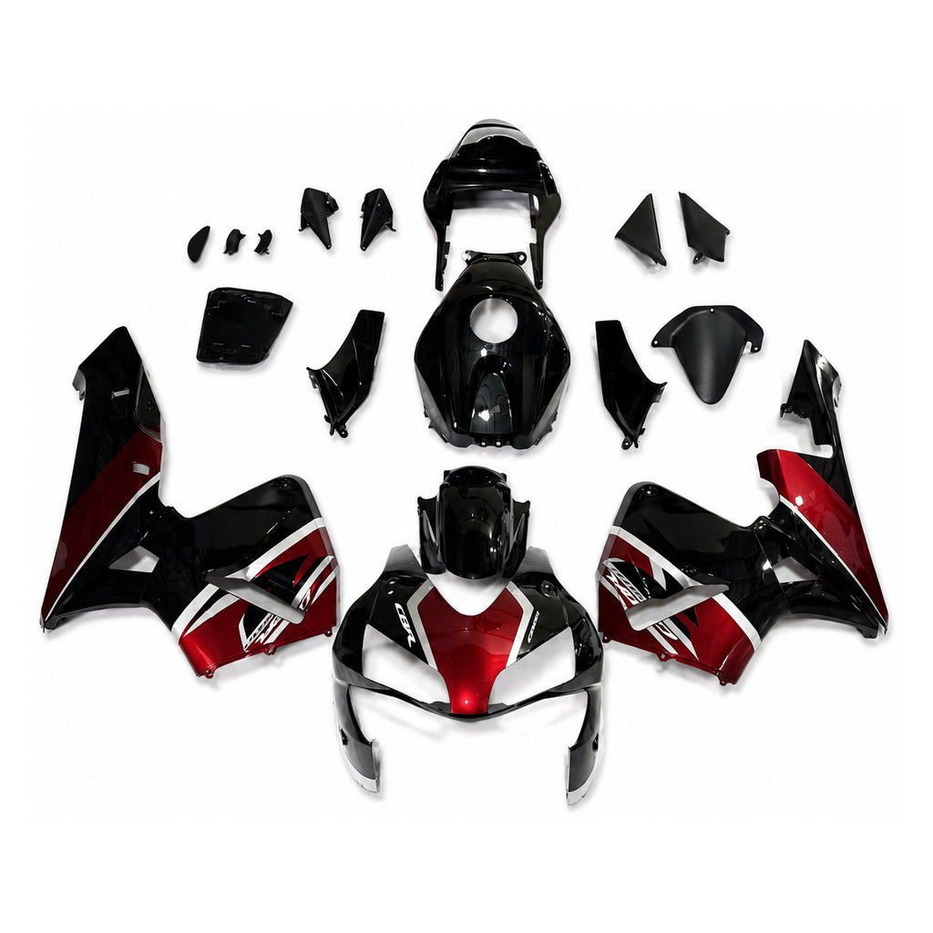 NT Fairing Fit for Honda 2003-2004 CBR600RR N129- Burgundy Black | ABS Injection - 1