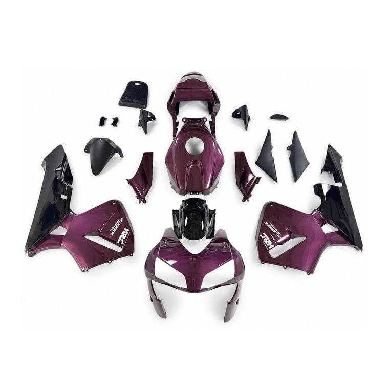 NT Fairing Fit for Honda 2003-2004 CBR600RR N137- Burgundy Pink Black | ABS Injection