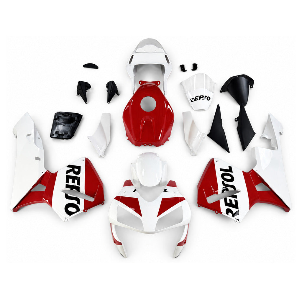 NT Fairing Fit for Honda 2003-2004 CBR600RR N138- Red Black | ABS Injection - 1