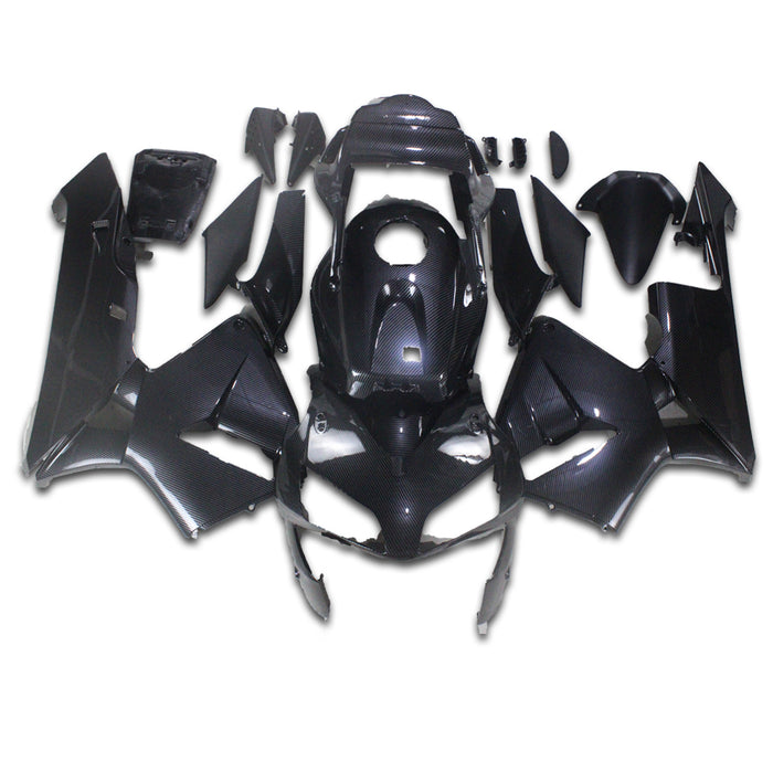 US STOCK NT Aftermarket Injection ABS Plastic Fairing Kit Fit for CBR600RR 2003 2004 Carbon Fiber Look S01 Available in CA