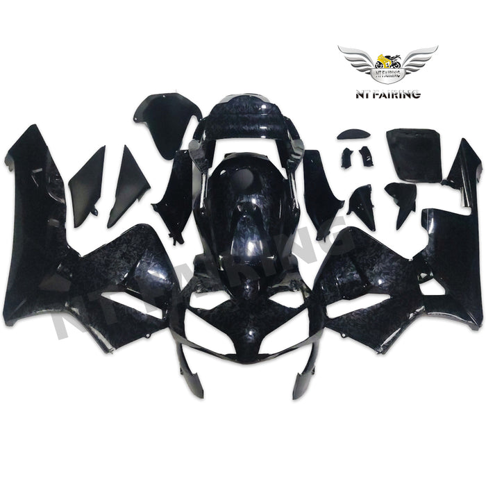 NT Aftermarket Injection ABS Plastic Fairing Kit Fit for CBR600RR 2003 2004 Forged Carbon Fiber Look S02
