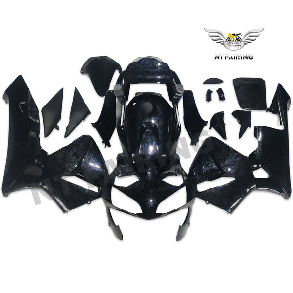 NT Aftermarket Injection ABS Plastic Fairing Kit Fit for CBR600RR 2003 2004 Forged Carbon Fiber Look S02