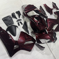 US STOCK NT Aftermarket Injection ABS Plastic Fairing Kit Fit for CBR600RR 2003 2004 Red Forged Carbon Fiber Look S05 Available in CA