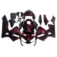 US STOCK NT Aftermarket Injection ABS Plastic Fairing Kit Fit for CBR600RR 2003 2004 Red Forged Carbon Fiber Look S05 Available in CA