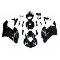 US STOCK NT Injection Mold Fairing Black Blue Fit for ABS Honda CBR1000RR 2004-2005 N0170 Available in CA