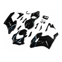 US STOCK NT Injection Mold Fairing Black Blue Fit for ABS Honda CBR1000RR 2004-2005 N0170 Available in CA