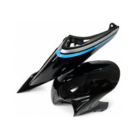 US STOCK NT Injection Mold Fairing Black Blue Fit for ABS Honda CBR1000RR 2004-2005 N0170 Available in CA