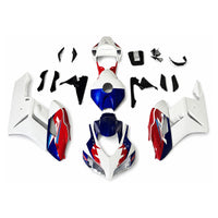 US STOCK NT Injection Mold Fairing White Blue Red Fit for ABS Honda CBR1000RR 2004-2005 N0171 Available in CA