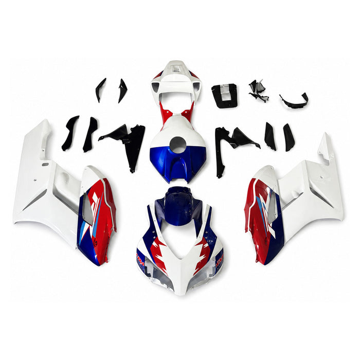 US STOCK NT Injection Mold Fairing White Blue Red Fit for ABS Honda CBR1000RR 2004-2005 N0171 Available in CA