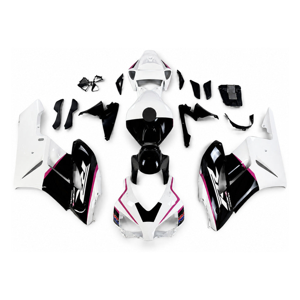 NT Fairing Fit for Honda 2004-2005 CBR1000RR N172- White Black Pink | ABS Injection - 1
