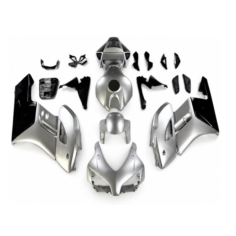 NT Fairing Fit for Honda 2004-2005 CBR1000RR U180- Silver Black | ABS Injection