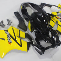 US STOCK NT Injection Yellow Black Fairing Set Fit for Honda 2004-2007 CBR600 F4I U025 Available in CA
