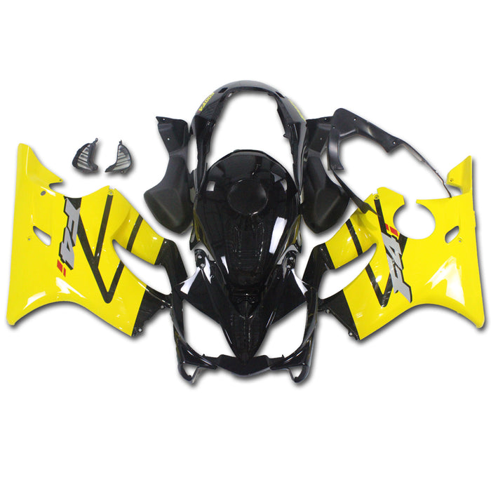 US STOCK NT Injection Yellow Black Fairing Set Fit for Honda 2004-2007 CBR600 F4I U025 Available in CA