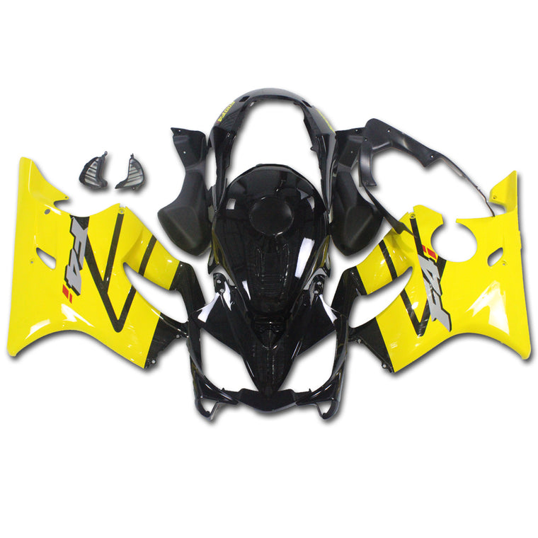 NT Fairing Fit for Honda 2004-2007 CBR600 F4i U025- Yellow Black | ABS Injection, US Stock