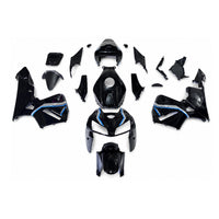 NT Aftermarket Injection ABS Plastic Fairing Fit for CBR600RR 2005-2006 Black Blue N149
