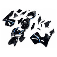 NT Aftermarket Injection ABS Plastic Fairing Fit for CBR600RR 2005-2006 Black Blue N149
