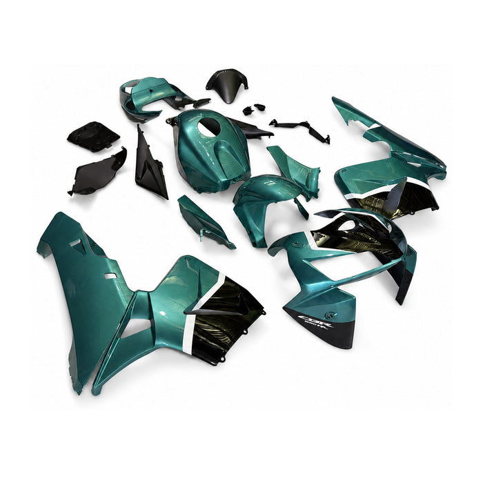 NT Aftermarket Injection ABS Plastic Fairing Fit for CBR600RR 2005-2006 Green Black N154