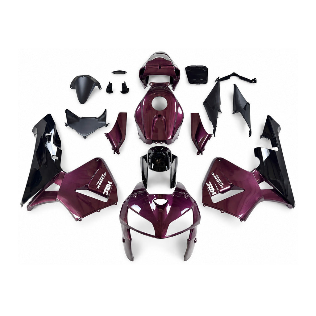NT Fairing Fit for Honda 2005-2006 CBR600RR N159- Burgundy Pink Black | ABS Injection - 1