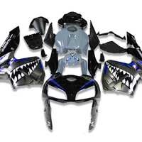 US STOCK NT Aftermarket Injection ABS Plastic Fairing Kit Fit for CBR600RR 2005 2006 Gray Shark N135 Available in TX