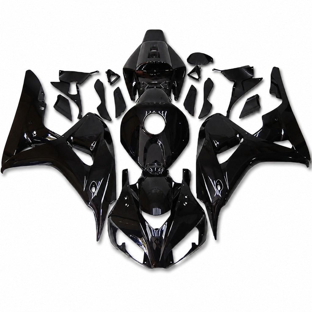 NT Fairing Fit for Honda 2006-2007 CBR1000RR N005- Glossy Black | ABS Injection, US Stock