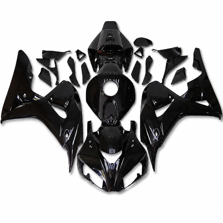 NT Fairing Fit for Honda 2006-2007 CBR1000RR N005- Glossy Black | ABS Injection, US Stock