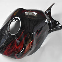 US STOCK NT Injection Red Flames ABS Kit Fairing Fit for Honda 2006-2007 CBR1000RR N020 Available in TX