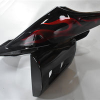 US STOCK NT Injection Red Flames ABS Kit Fairing Fit for Honda 2006-2007 CBR1000RR N020 Available in TX