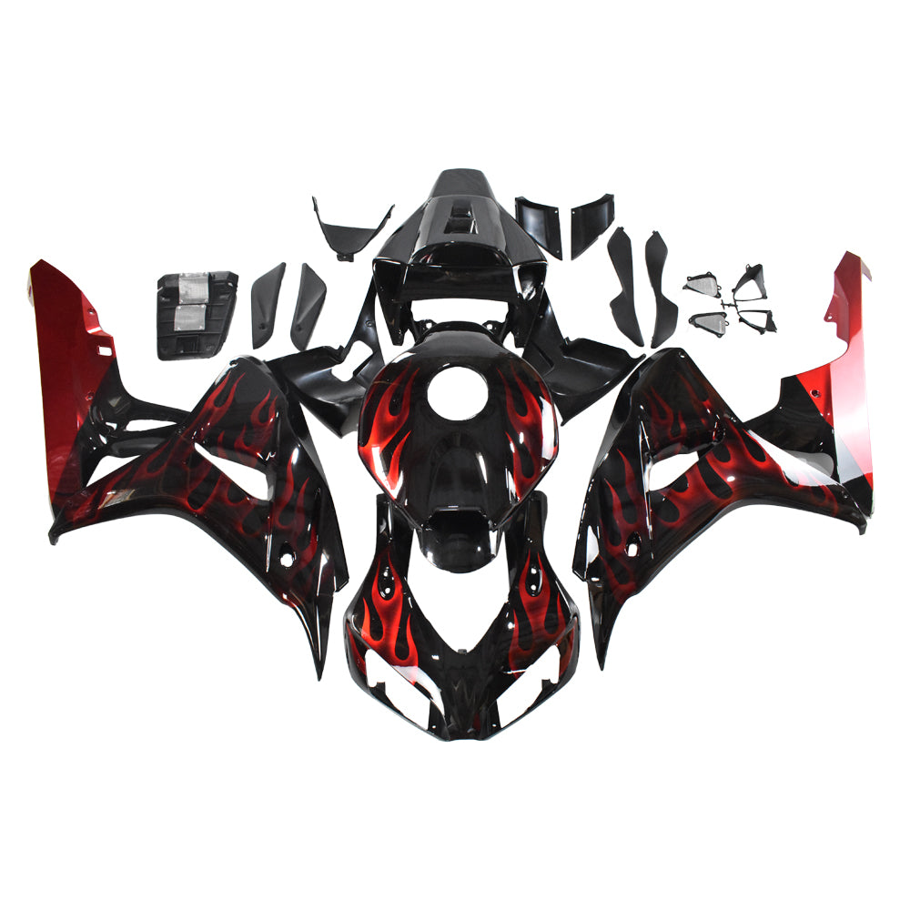 NT Fairing Fit for Honda 2006-2007 CBR1000RR N020- Red Flames | ABS Injection