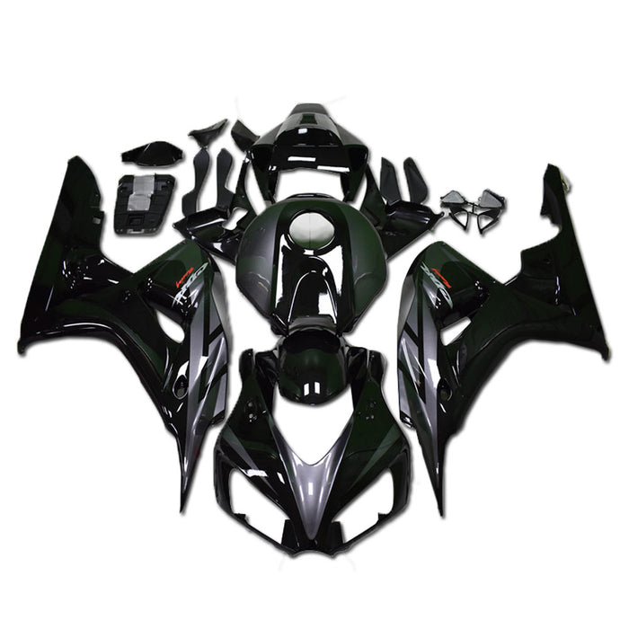 NT Aftermarket Injection ABS Plastic Fairing Fit for CBR1000RR 2006-2007 Gray Black N127