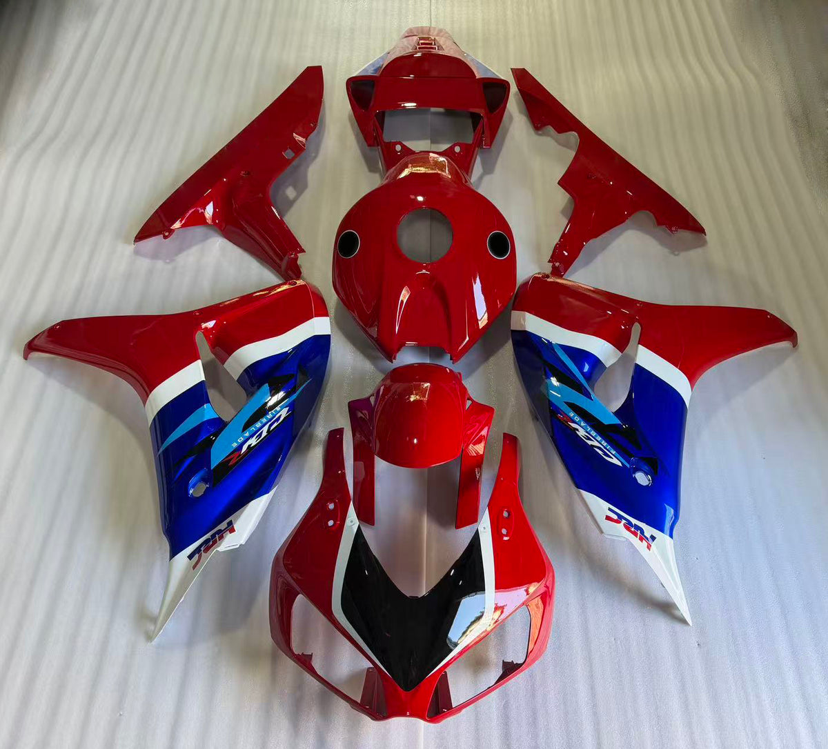 NT Fairing Fit for Honda 2006-2007 CBR1000RR -N13812 Blue Red | ABS Injection, US Stock