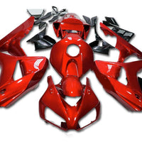 US STOCK NT Aftermarket Injection ABS Plastic Fairing Fit for CBR1000RR 2006-2007 Glossy Red N147 Available in CA